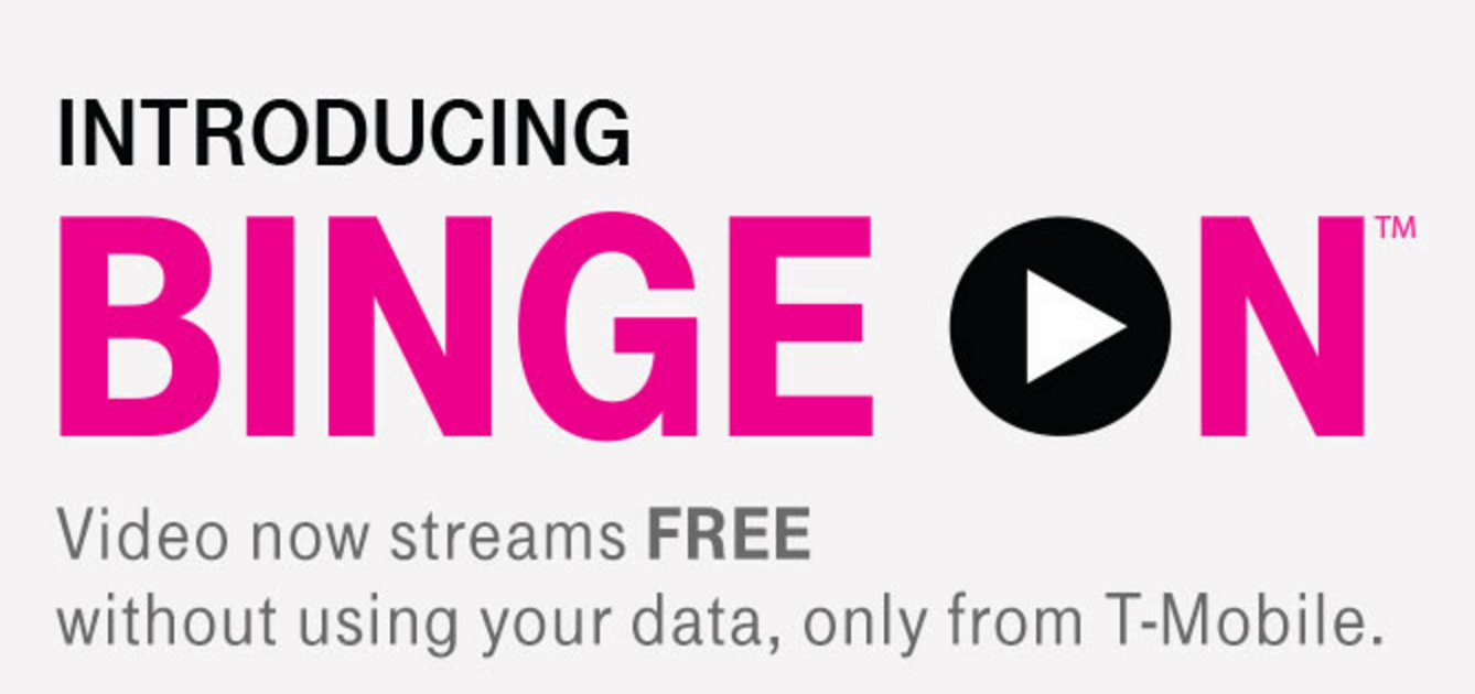 T-Mobile Promotional Material for Binge-On